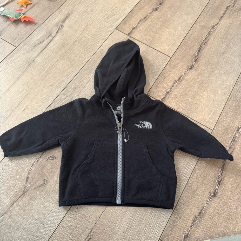 The North Face Kids Black Zip-Up Hoodie